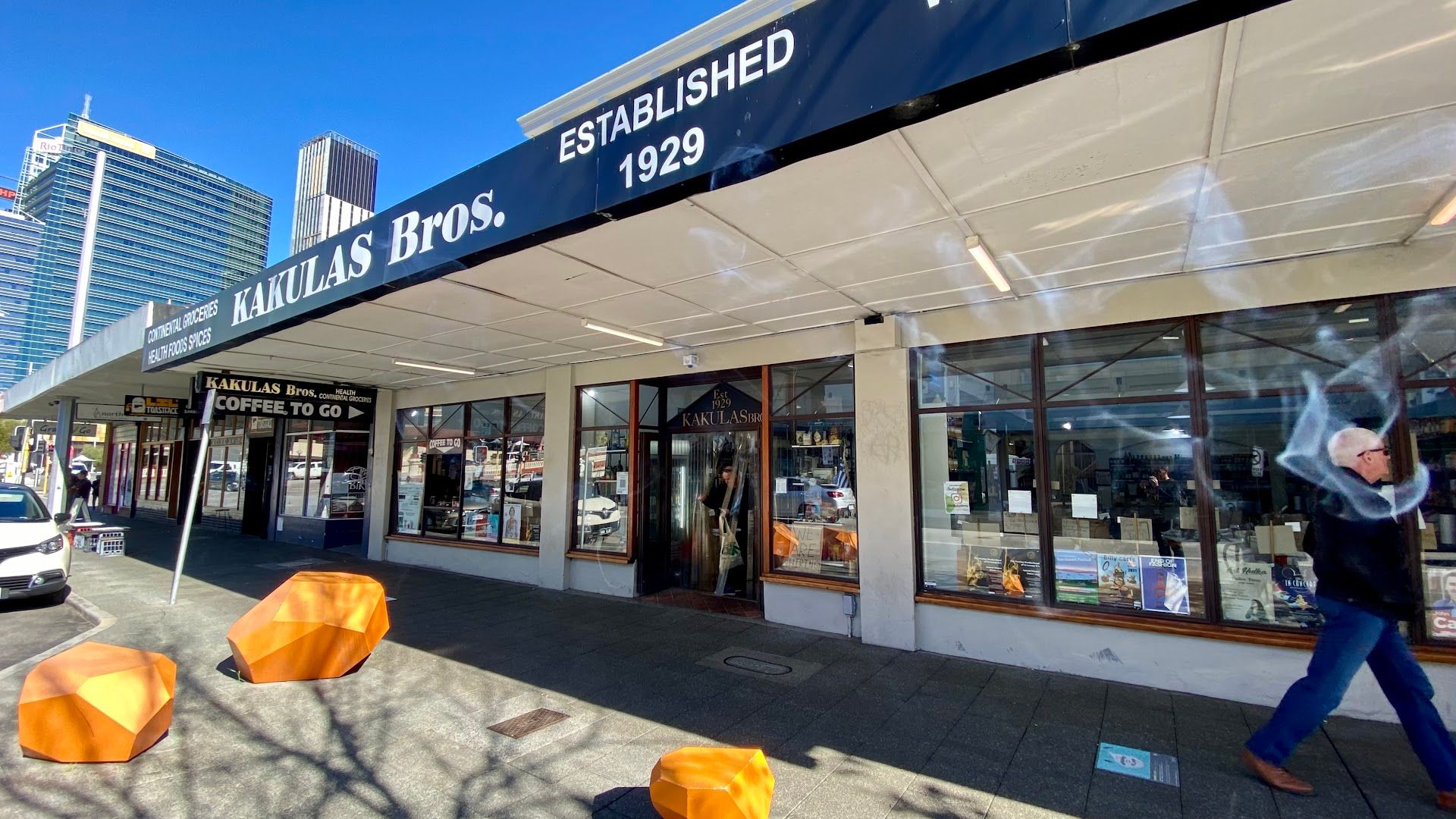 Kakulas Brothers storefront on William Street, Northbridge — established 1929